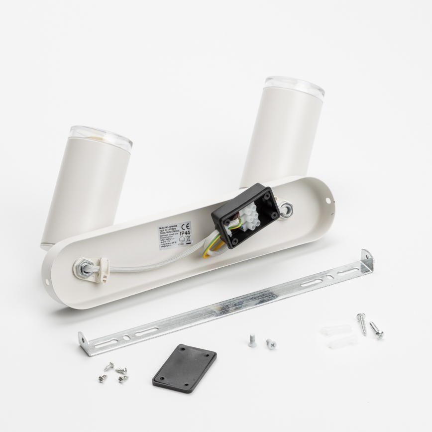 Brilagi - Koupelnové bodové svítidlo SELE 2xGU10/30W/230V IP44 bílá