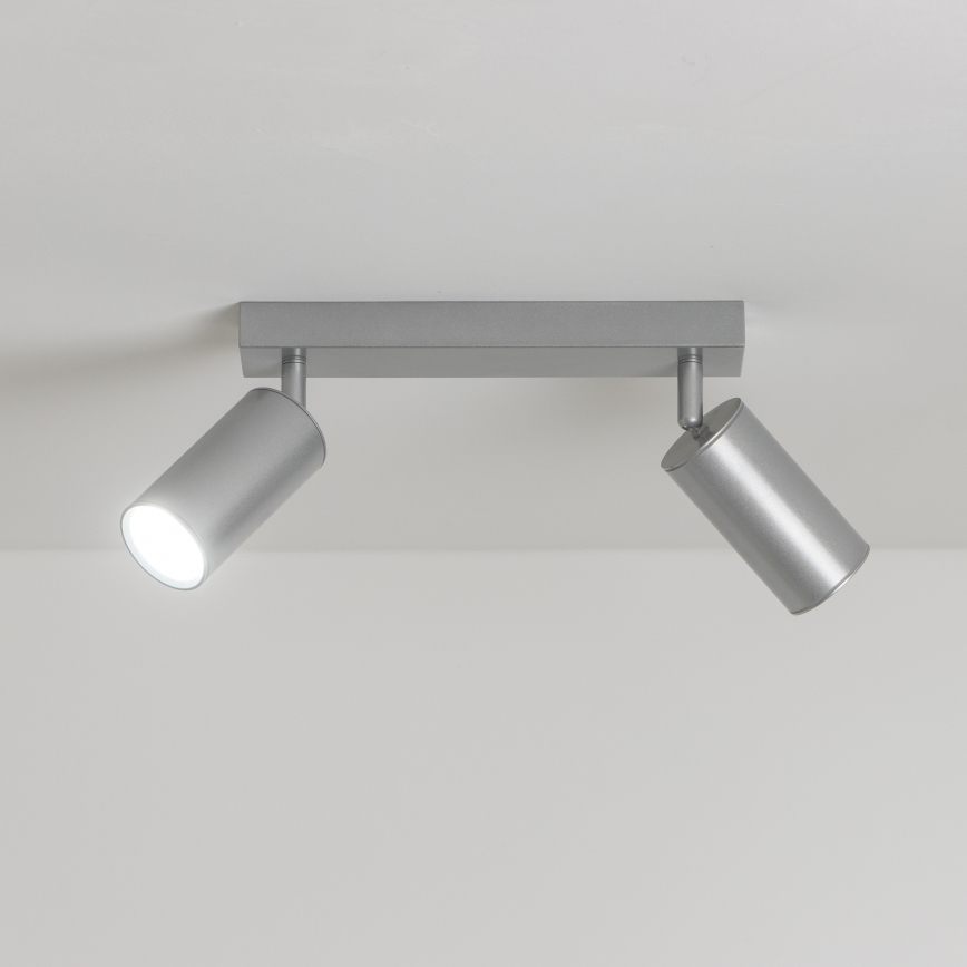 Brilagi - Koupelnové bodové svítidlo SELE 2xGU10/30W/230V IP44 stříbrná