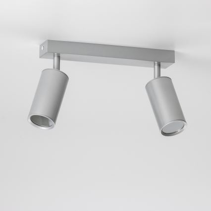 Brilagi - Koupelnové bodové svítidlo SELE 2xGU10/30W/230V IP44 stříbrná