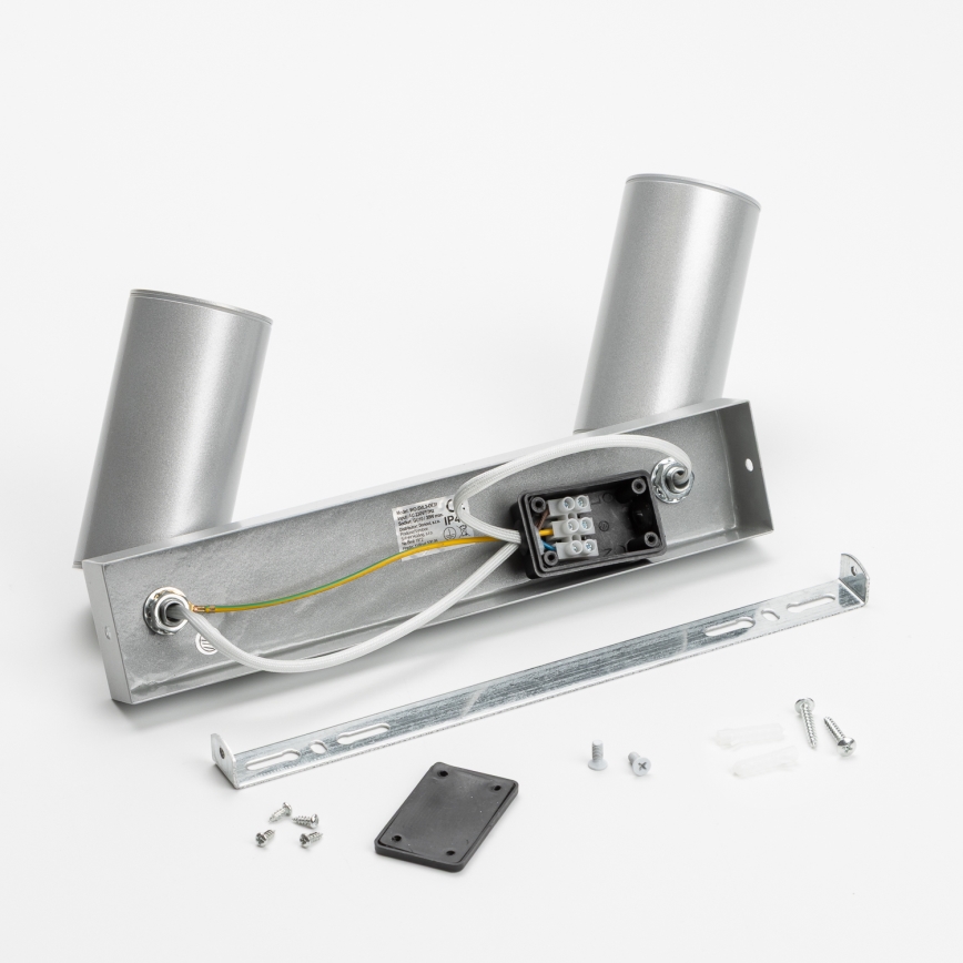 Brilagi - Koupelnové bodové svítidlo SELE 2xGU10/30W/230V IP44 stříbrná