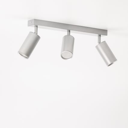 Brilagi - Koupelnové bodové svítidlo SELE 3xGU10/30W/230V IP44 stříbrná