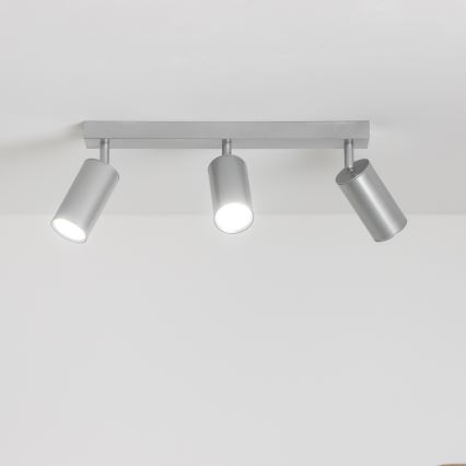 Brilagi - Koupelnové bodové svítidlo SELE 3xGU10/30W/230V IP44 stříbrná