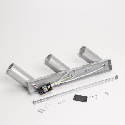 Brilagi - Koupelnové bodové svítidlo SELE 3xGU10/30W/230V IP44 stříbrná