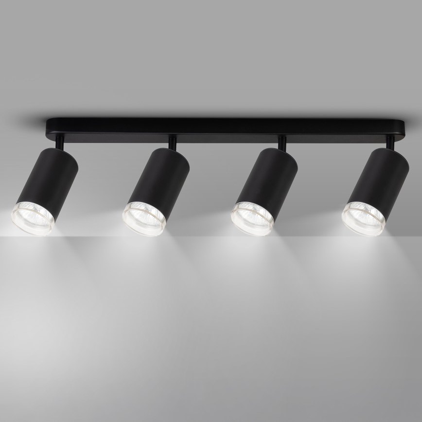 Brilagi - Koupelnové bodové svítidlo SELE 4xGU10/30W/230V IP44 černá