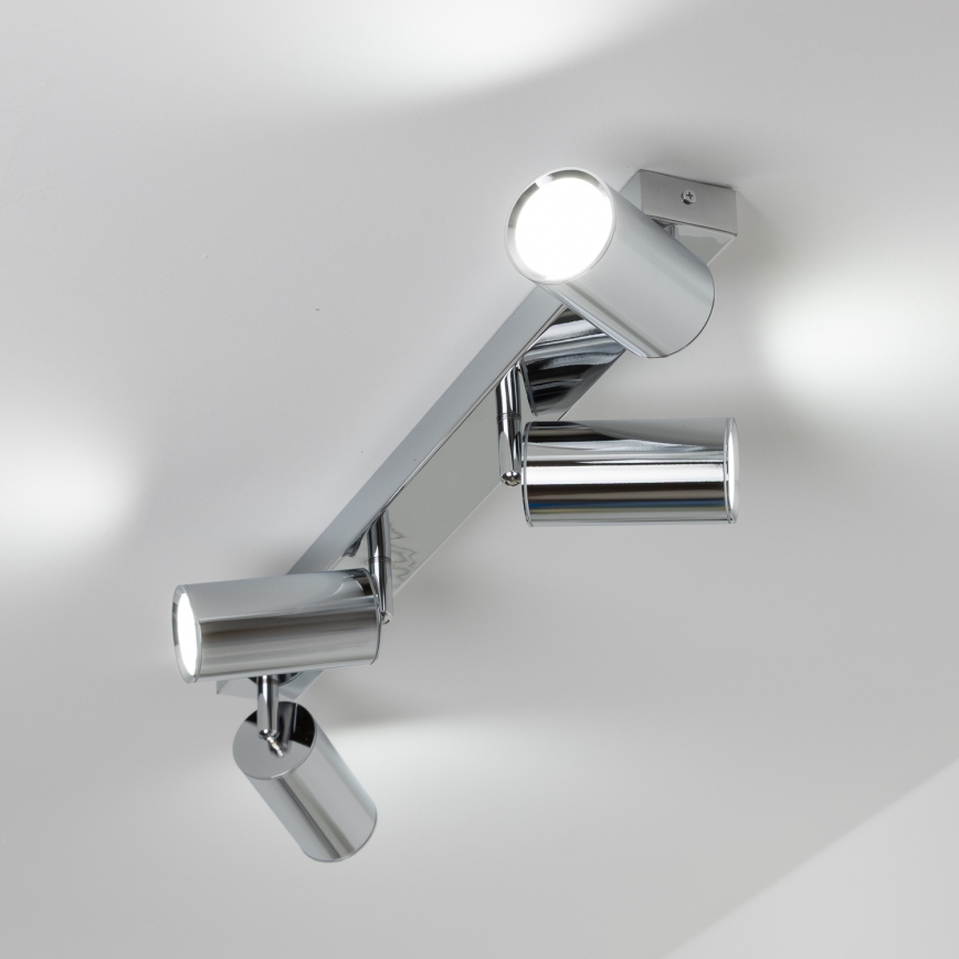 Brilagi - Koupelnové bodové svítidlo SELE 4xGU10/30W/230V IP44 lesklý chrom