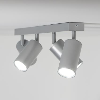 Brilagi - Koupelnové bodové svítidlo SELE 4xGU10/30W/230V IP44 stříbrná