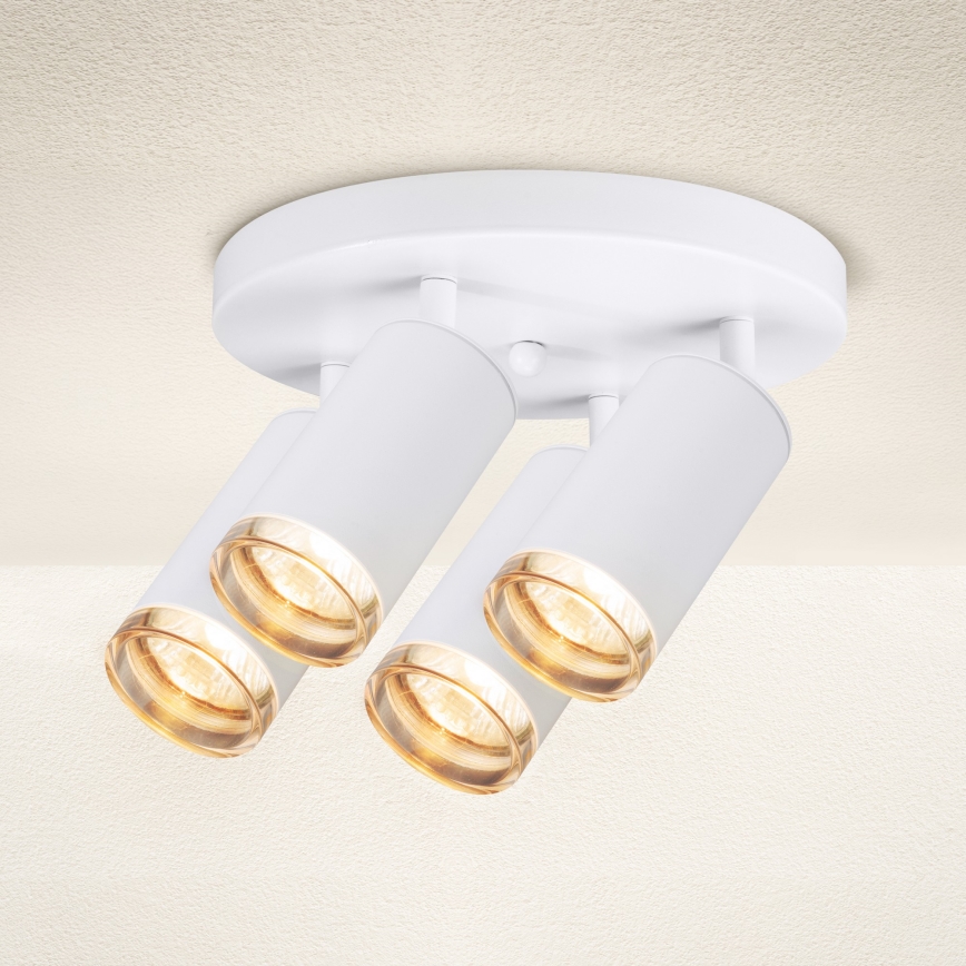 Brilagi - Koupelnové bodové svítidlo SELE AQUA 4xGU10/30W/230V IP44 bílá