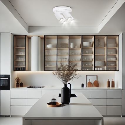 Brilagi - Koupelnové bodové svítidlo SELE AQUA 4xGU10/30W/230V IP44 bílá