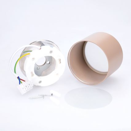 BRILAGI - Koupelnové bodové svítidlo SMOOTH 1xGX53/15W/230V 60x82 mm béžová IP54