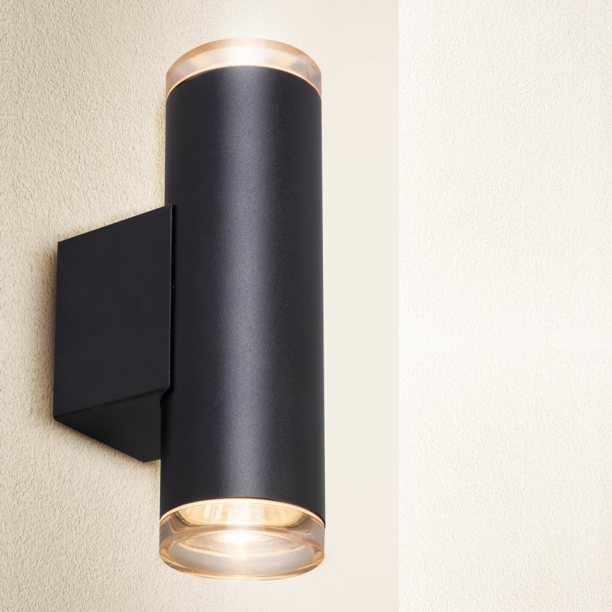 Brilagi - Koupelnové nástěnné bodové svítidlo SELE AQUA 4xGU10/30W/230V IP44 černá
