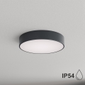 BRILAGI - Koupelnové stropní svítidlo CLARE 3xE27/24W/230V pr. 40 cm antracit IP54