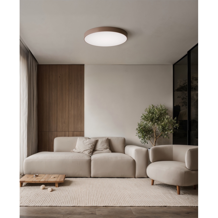 Brilagi - Koupelnové stropní svítidlo CLARE 4xE27/24W/230V pr. 50 cm IP54 hnědá