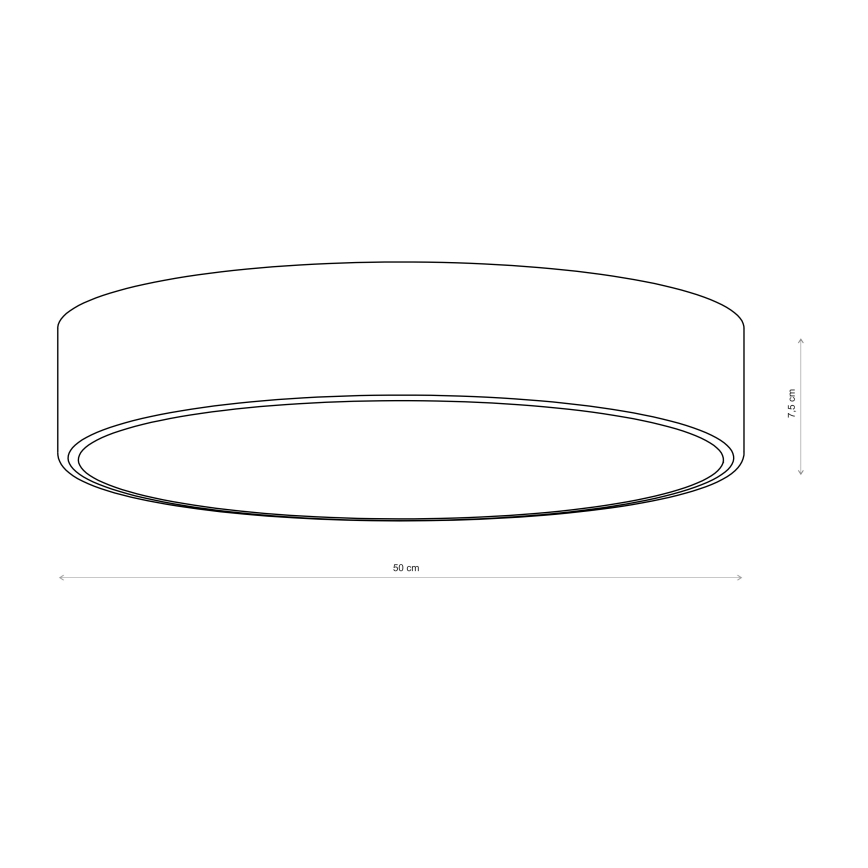 Brilagi - Koupelnové stropní svítidlo CLARE 4xE27/24W/230V pr. 50 cm IP54 hnědá