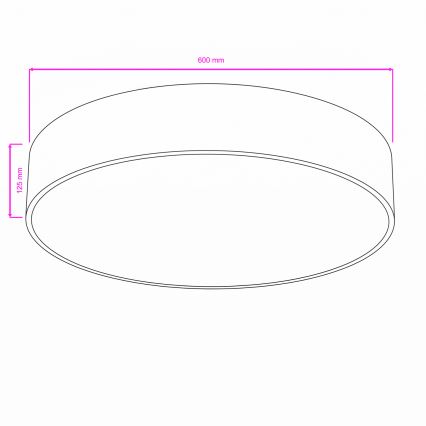 Brilagi - Koupelnové stropní svítidlo POOL 5xE27/15W/230V pr. 60 cm IP54 černá