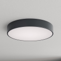 Brilagi - Koupelnové stropní svítidlo se senzorem pohybu a soumraku CLARE 4xE27/24W/230V pr. 50 cm antracit IP54