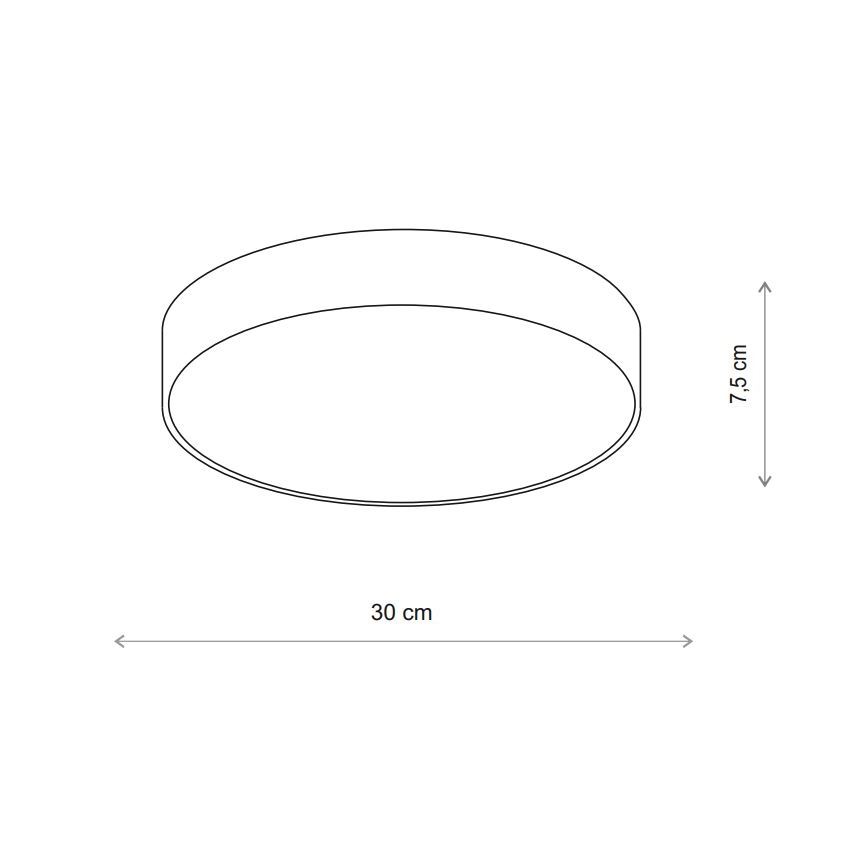 Brilagi - Koupelnové stropní svítidlo se senzorem CLARE 2xE27/24W/230V pr. 30 cm IP54 béžová