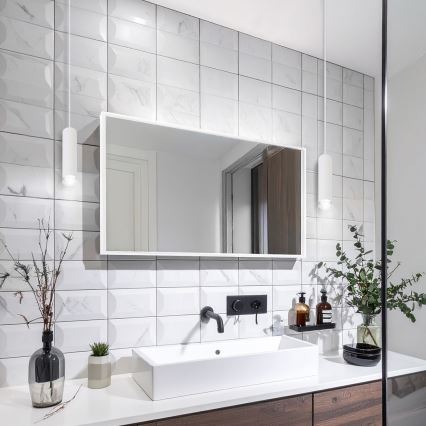 Brilagi - Koupelnový lustr na lanku SELE AQUA 1xGU10/30W/230V IP44 bílá