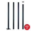 Brilagi - Kovová tyč pro sloup venkovního osvětlení URBAN 4 m stožár pr. 58 mm antracit