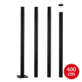Brilagi - Kovová tyč pro sloup venkovního osvětlení URBAN 4 m stožár pr. 58 mm černá