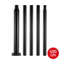 Brilagi - Kovová tyč pro sloup venkovního osvětlení URBAN 5 m stožár pr. 58 mm černá