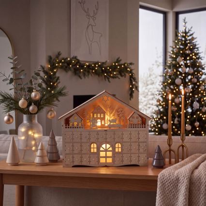 BRILAGI - LED Adventní kalendář LED/2xAA
