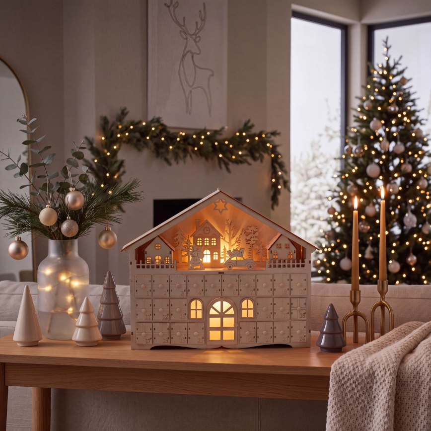 BRILAGI - LED Adventní kalendář LED/2xAA