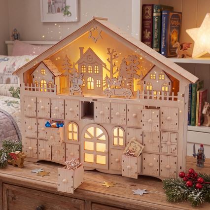 BRILAGI - LED Adventní kalendář LED/2xAA
