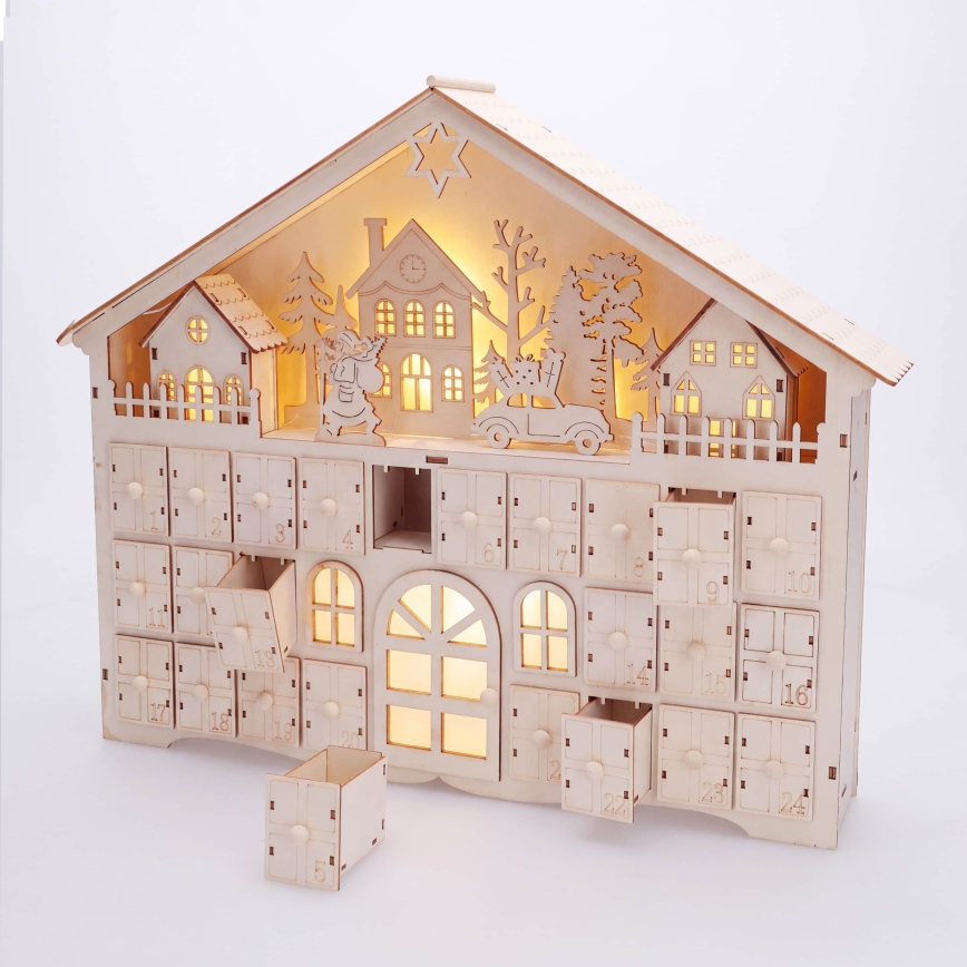 BRILAGI - LED Adventní kalendář LED/2xAA