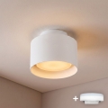 BRILAGI - LED Bodové svítidlo BACKLIT 1xGX53/15W/230V + LED/3W pr. 10 cm bílá
