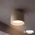 BRILAGI - LED Bodové svítidlo BACKLIT 1xGX53/15W/230V + LED/3W pr. 8 cm béžová