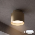 BRILAGI - LED Bodové svítidlo BACKLIT 1xGX53/15W/230V + LED/3W pr. 8 cm zlatá
