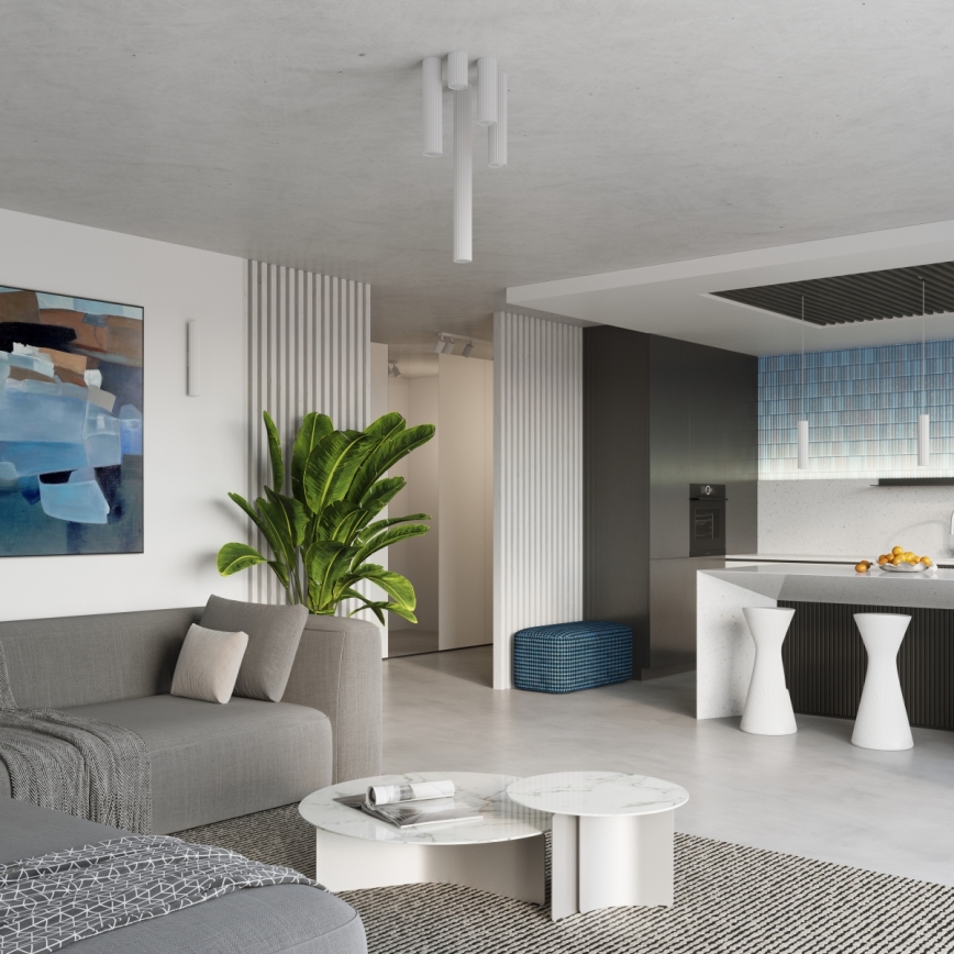 Brilagi - LED Bodové svítidlo CRESTO 1xGU10/10W/230V 20 cm bílá