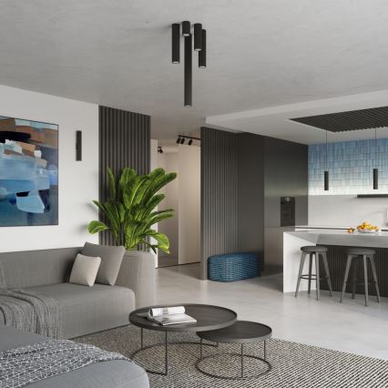 Brilagi - LED Bodové svítidlo CRESTO 1xGU10/10W/230V 20 cm černá