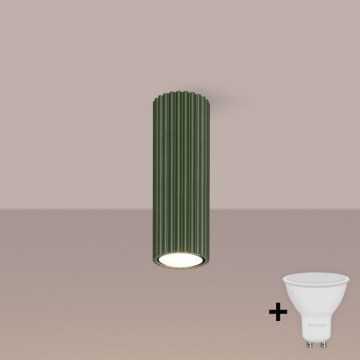 Brilagi - LED Bodové svítidlo CRESTO 1xGU10/10W/230V 20 cm zelená