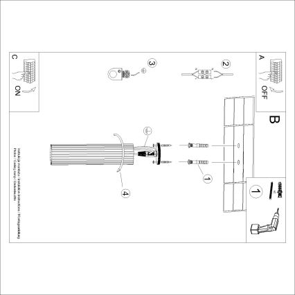 Brilagi - LED Bodové svítidlo CRESTO 1xGU10/10W/230V 30 cm červená