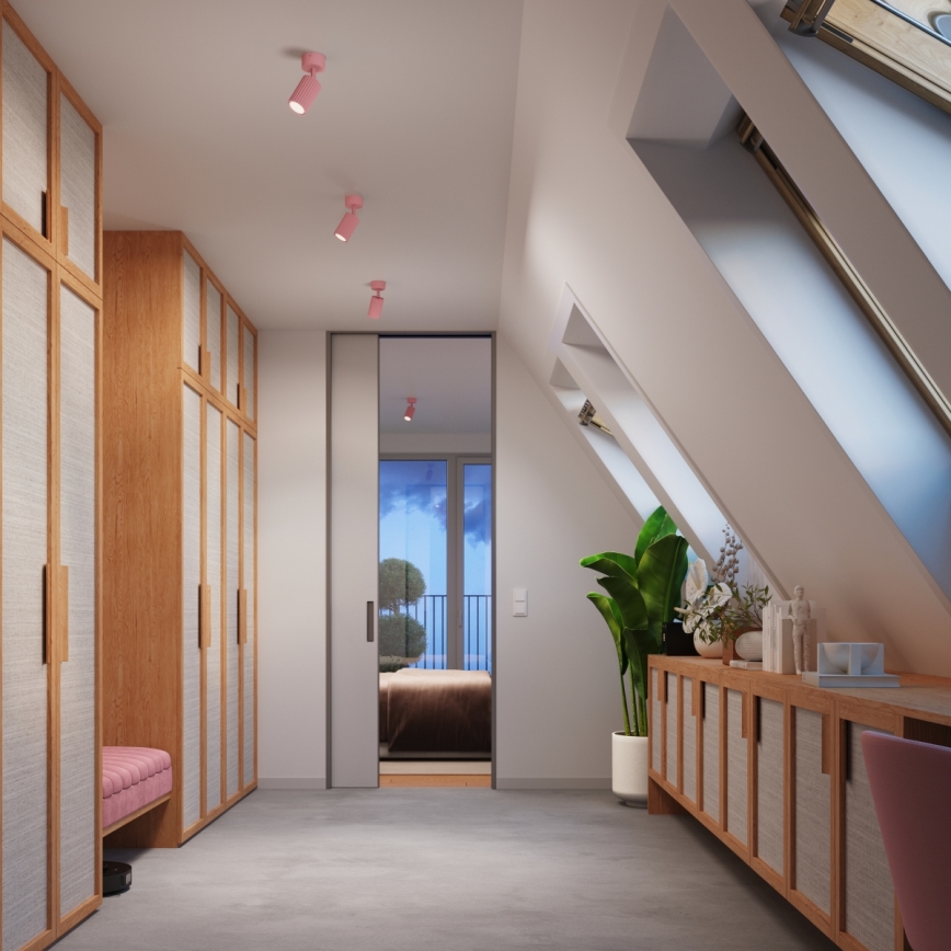 Brilagi - LED Bodové svítidlo CRESTO 1xGU10/10W/230V růžová