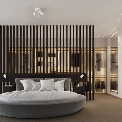 Brilagi - LED Bodové svítidlo CRESTO 2xGU10/10W/230V bílá