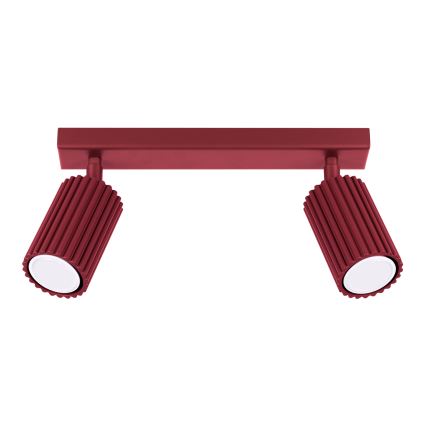 Brilagi - LED Bodové svítidlo CRESTO 2xGU10/10W/230V burgundy