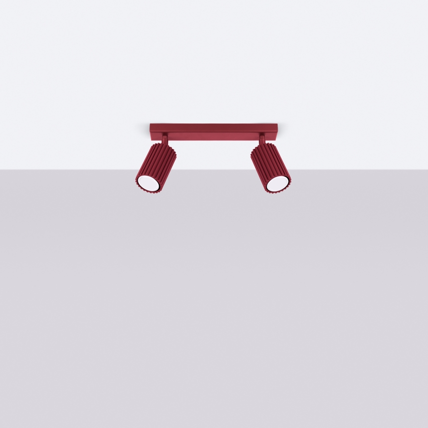 Brilagi - LED Bodové svítidlo CRESTO 2xGU10/10W/230V burgundy