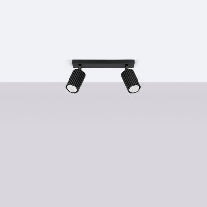 Brilagi - LED Bodové svítidlo CRESTO 2xGU10/10W/230V černá