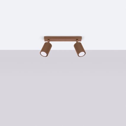 Brilagi - LED Bodové svítidlo CRESTO 2xGU10/10W/230V hnědá