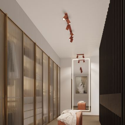BRILAGI - LED Bodové svítidlo CRESTO 2xGU10/10W/230V oranžová