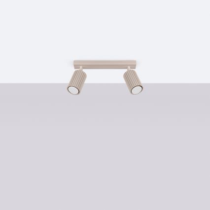 Brilagi - LED Bodové svítidlo CRESTO 2xGU10/10W/230V taupe