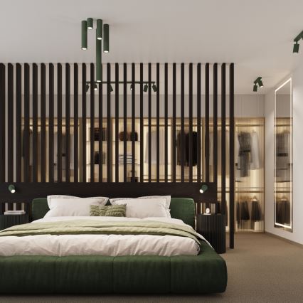 Brilagi - LED Bodové svítidlo CRESTO 2xGU10/10W/230V zelená