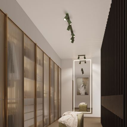 Brilagi - LED Bodové svítidlo CRESTO 2xGU10/10W/230V zelená