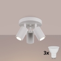 Brilagi - LED Bodové svítidlo CRESTO 3xGU10/10W/230V bílá