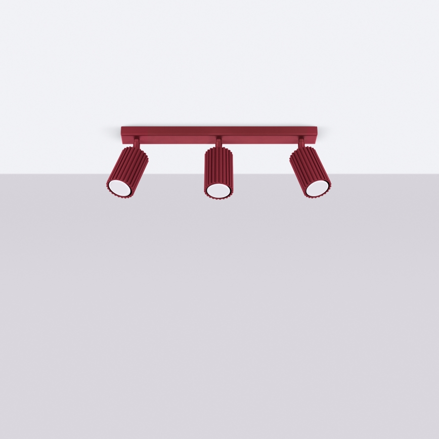 Brilagi - LED Bodové svítidlo CRESTO 3xGU10/10W/230V burgundy