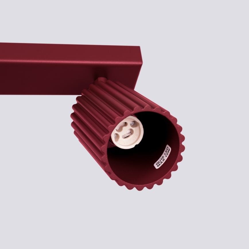 Brilagi - LED Bodové svítidlo CRESTO 3xGU10/10W/230V burgundy