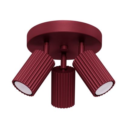 Brilagi - LED Bodové svítidlo CRESTO 3xGU10/10W/230V burgundy
