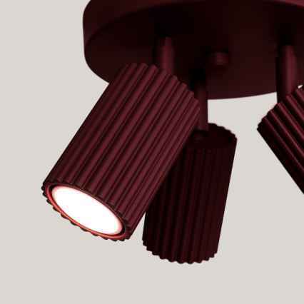 Brilagi - LED Bodové svítidlo CRESTO 3xGU10/10W/230V burgundy